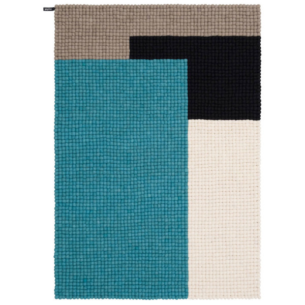 Corrigan Studio Juba Hand Braided Blue Indoor Rug Wayfair.co.uk